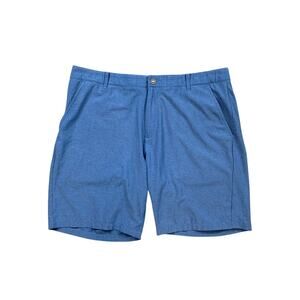 Puma Shorts Mens 38 Blue Performance Hybrid Lightweight Quick Dry Flex Waistband